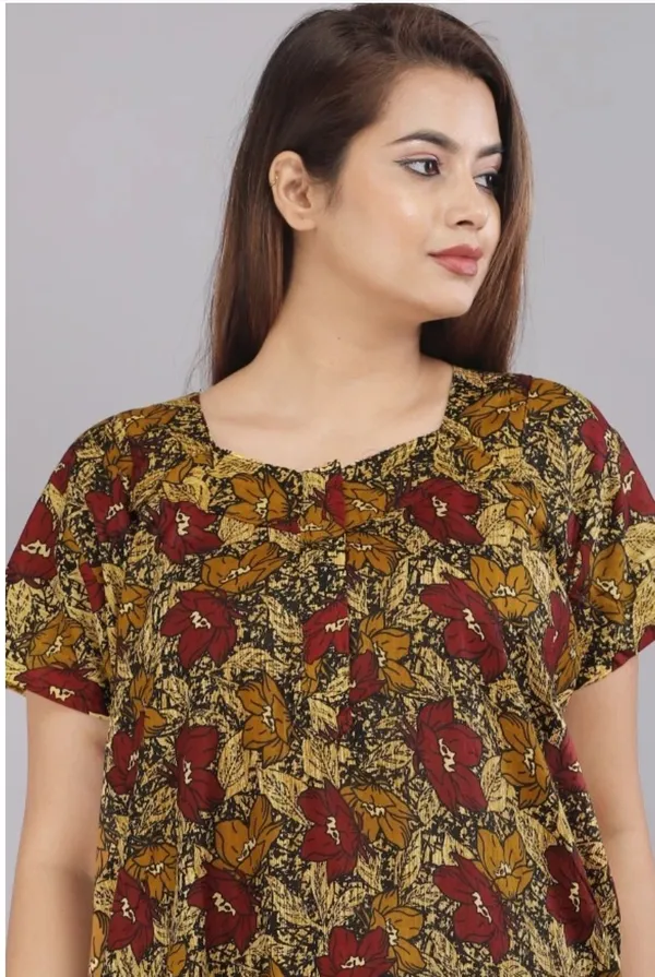 Multicolor_Pure_Cotton_Printed_Regular_Fit_Nighty_For_Women_(Pack_Of_2)