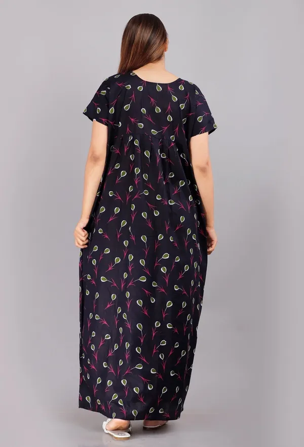 Blue_Cotton_Printed_Regular_Fit_Nighty_For_Women