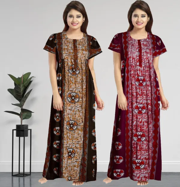 Multicolor_Cotton_Printed_Regular_Fit_Nighty_Set_For_Women_(Pack_Of_2)