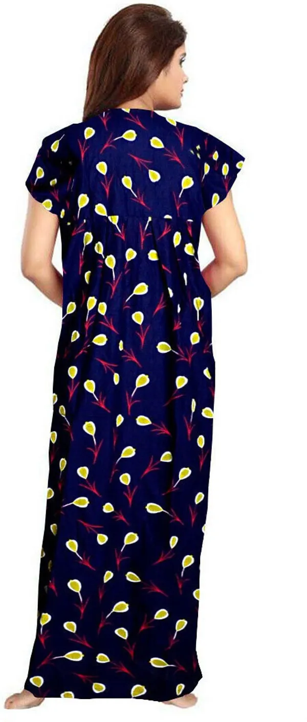 Blue_&_Green_Cotton_Printed_Regular_Fit_Nighty_For_Women