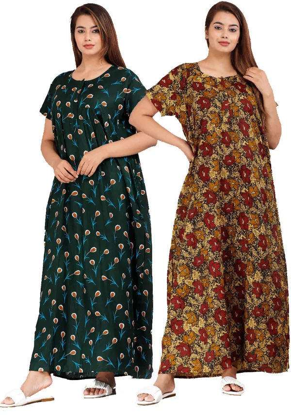 Multicolor_Cotton_Printed_Regular_Fit_Nighty_For_Women_(Pack_Of_2)
