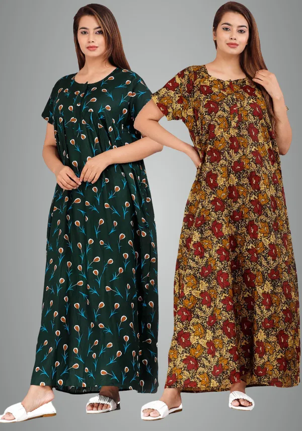Multicolor_Cotton_Printed_Regular_Fit_Nighty_For_Women_(Pack_Of_2)