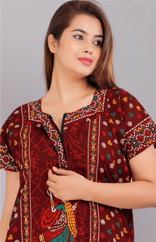 Multicolor_Pure_Cotton_Printed_Regular_Fit_Nighty_For_Women_(Pack_Of_2)
