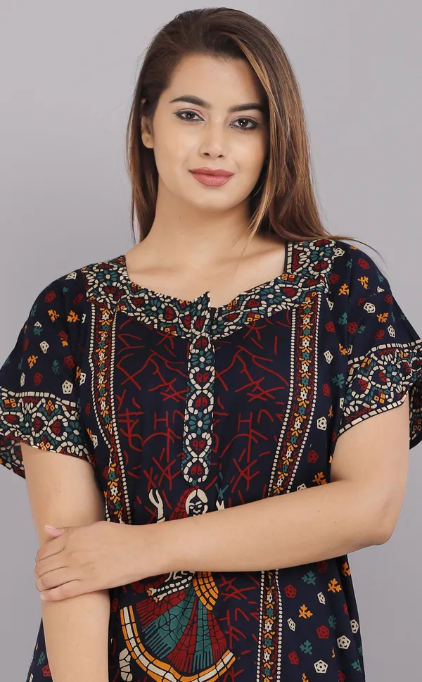 Multicolor_Pure_Cotton_Printed_Regular_Fit_Nighty_For_Women_(Pack_Of_2)