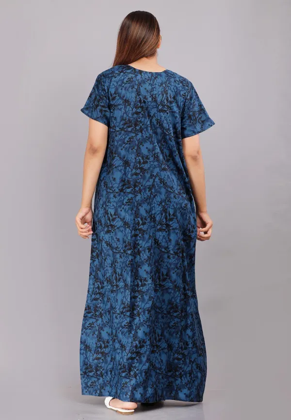 Blue_Cotton_Printed_Regular_Fit_Nighty_For_Women