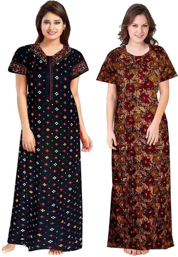 Multicolor_Cotton_Printed_Regular_Fit_Nighty_For_Women_(Pack_Of_2)