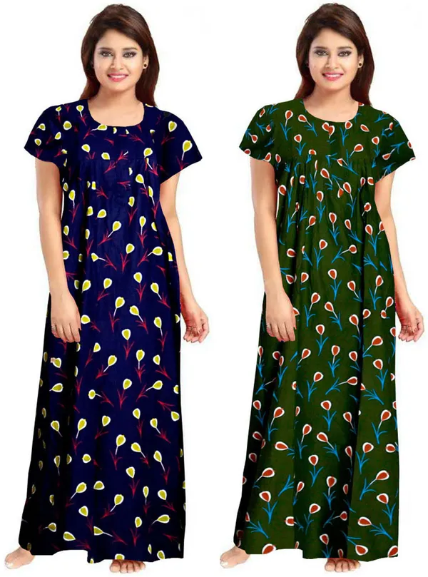 Multicolor_Cotton_Printed_Regular_Fit_Nighty_Set_For_Women_(Pack_Of_2)
