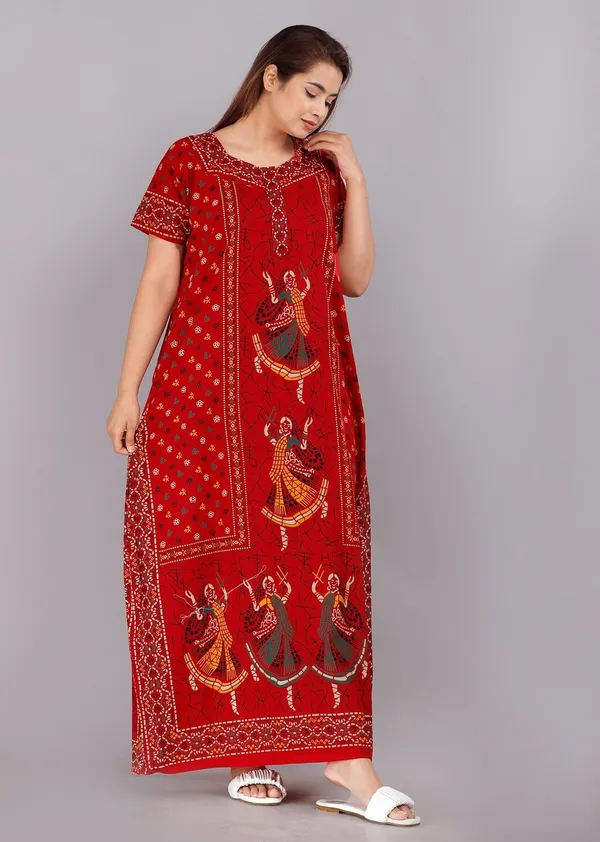 Red_Cotton_Printed_Regular_Fit_Nighty_For_Women