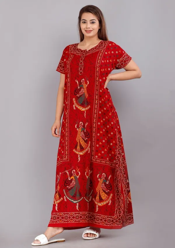 Red_Cotton_Printed_Regular_Fit_Nighty_For_Women