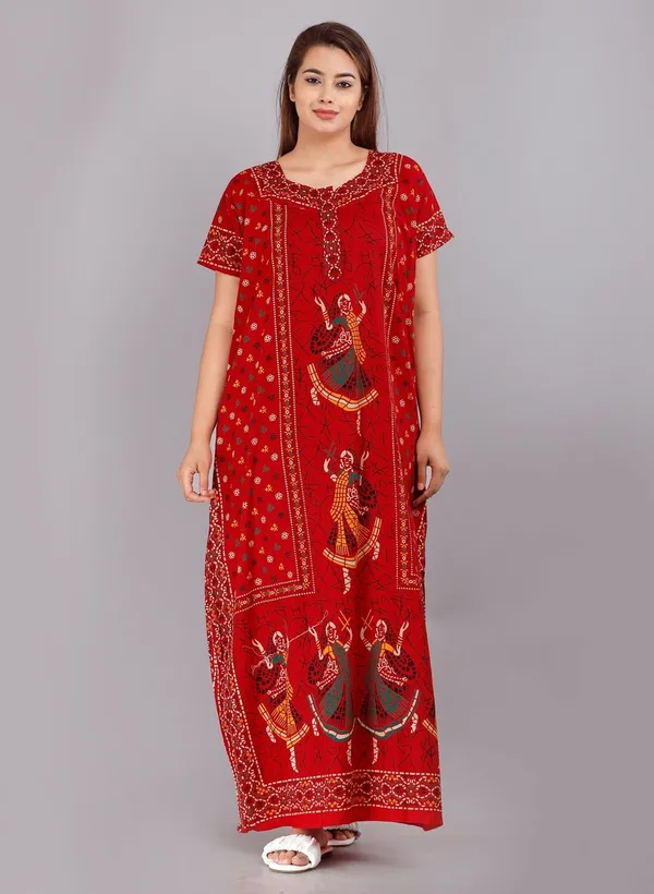 Red_Cotton_Printed_Regular_Fit_Nighty_For_Women