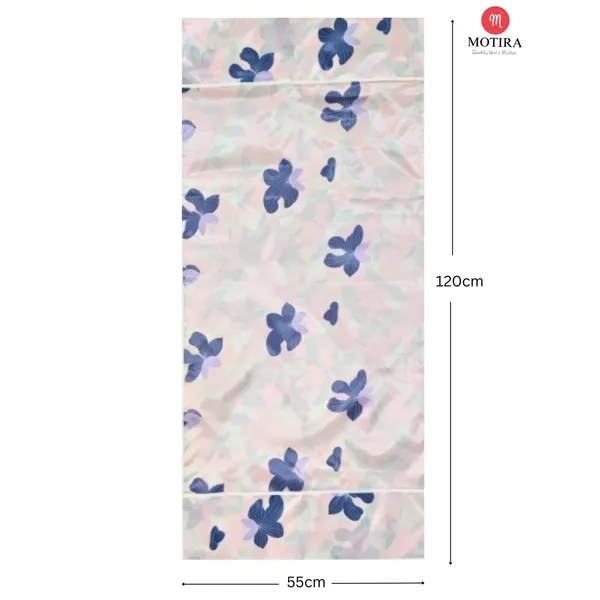 Light_Pink_Multi_Floral_Print_Fridge_Cover_With_Side_Pockets_|_Fridge_Top_Cover_|_Refrigerator_Cover_|_Single_Door_|_Washable_Material_|_4_Utility_Pockets_(67_X_170_Cm)