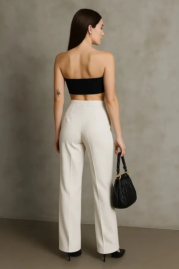 White_Double_Pleated_High_Waist_Palazzo_Trousers