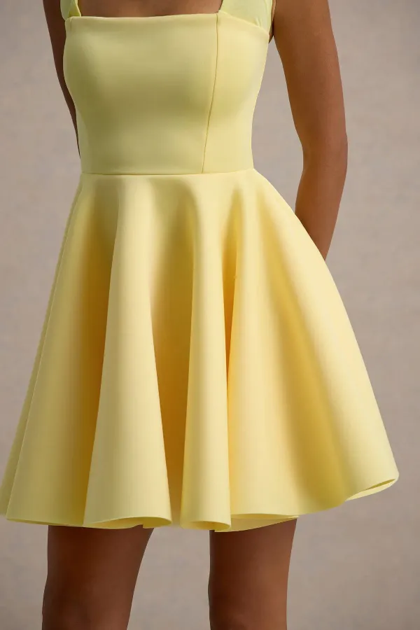 Lemon_Halter_Neck_Skater_Mini_Dress