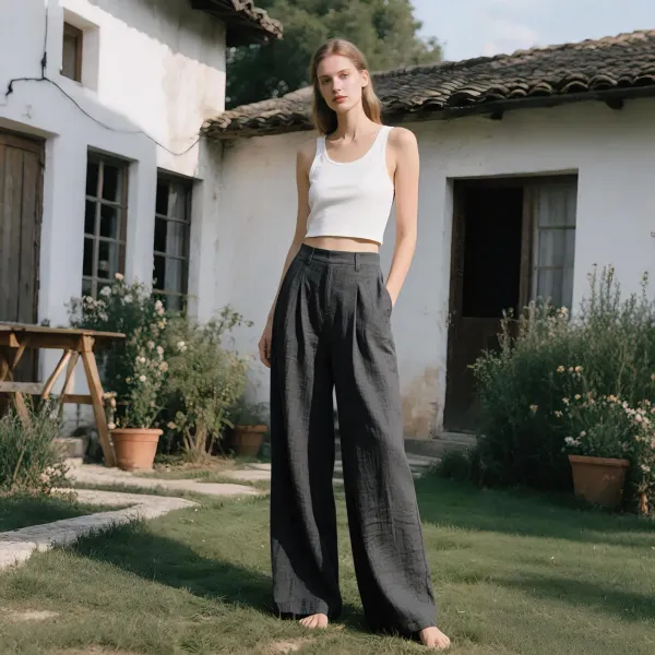 Grey_Linen_Cotton_High_Waisted_Wide_Leg_Trousers