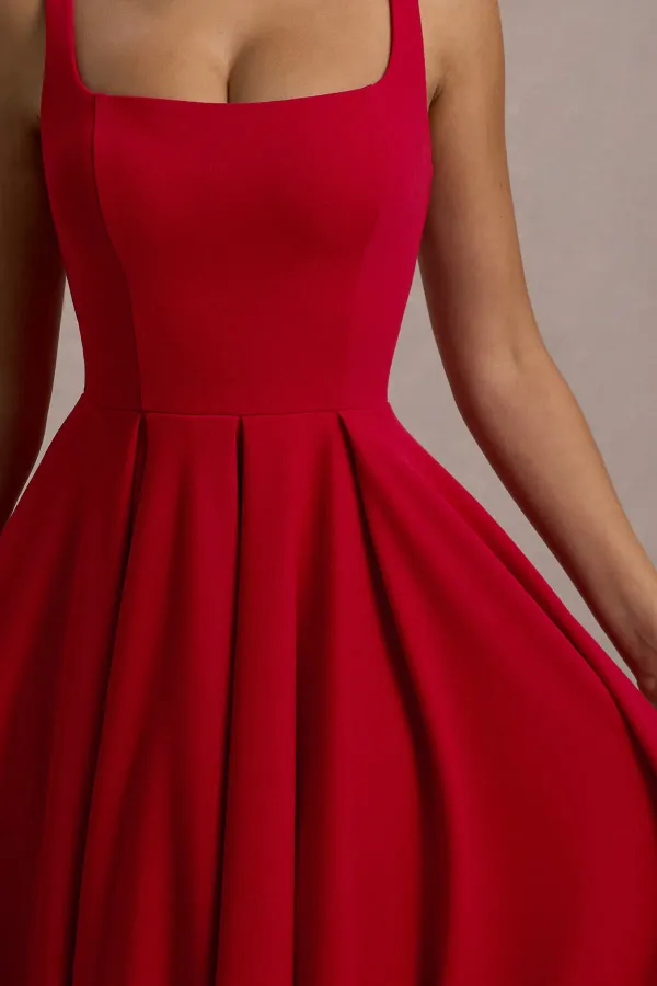 Red_Rarina_Strappy_Volume-Hem_Midi_Dress