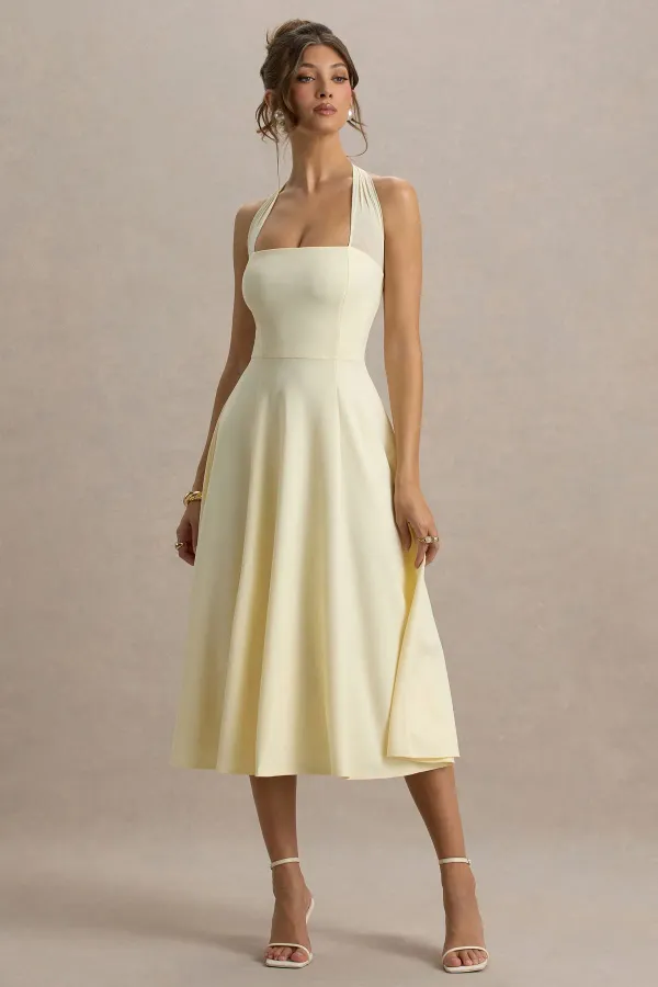 Lemon_Tale_Halter_Neck_Midi_Dress