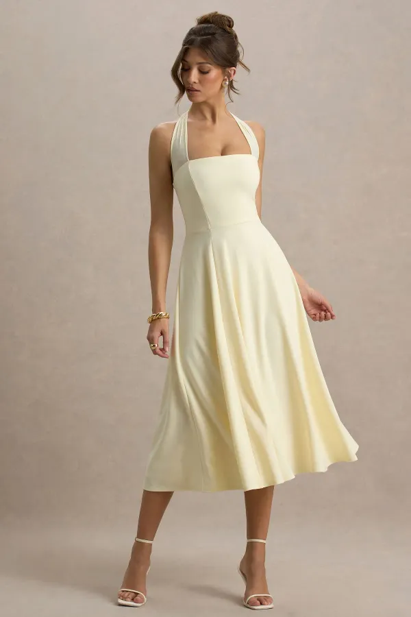 Lemon_Tale_Halter_Neck_Midi_Dress