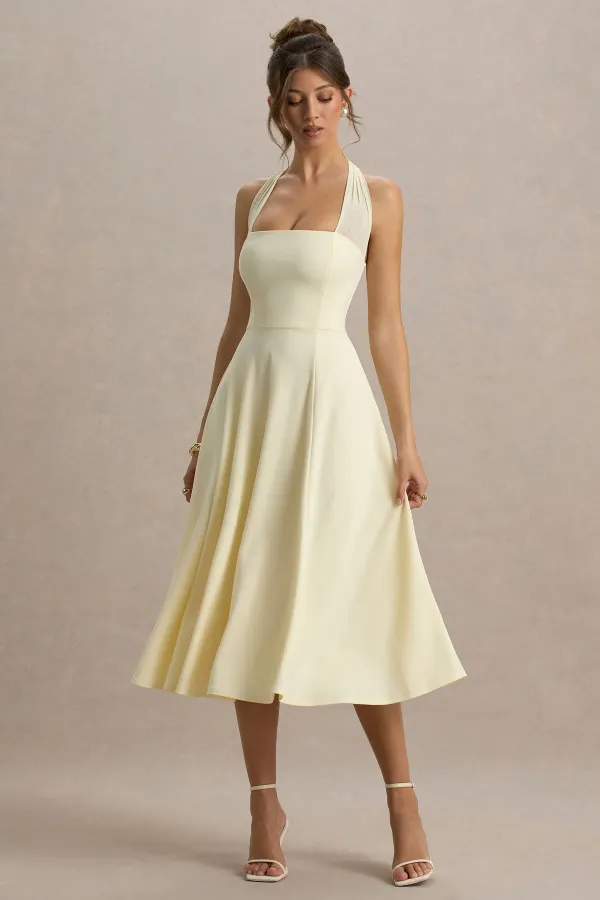 Lemon_Tale_Halter_Neck_Midi_Dress