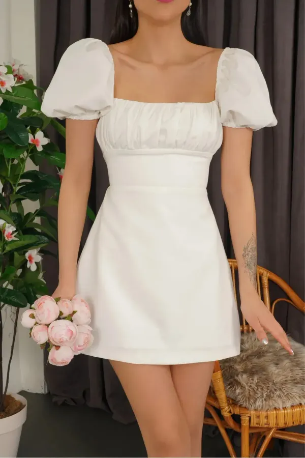 Starzon Fashion White Pastel Backless Dress For Women & Girls Price in  India - Buy Starzon Fashion White Pastel Backless Dress For Women & Girls  online at https://starzon.in
