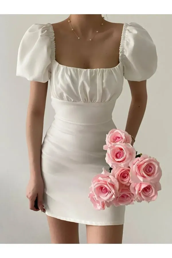 White_Pastel_Backless_Dress_For_Women_&_Girls