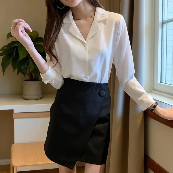 White_Women_Spring_Autumn_Style_Blousen_Shirt