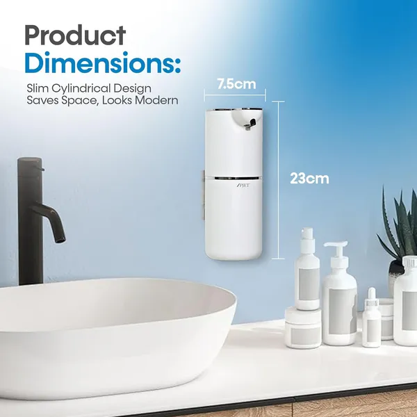 PJET_Automatic_Foaming_Soap_Dispenser_+_Dettol_Foaming_Soap_Refill_for_Wash_Basin