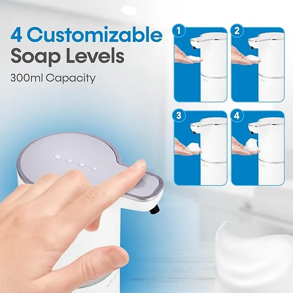 PJET_Automatic_Foaming_Soap_Dispenser_+_Dettol_Foaming_Soap_Refill_for_Wash_Basin
