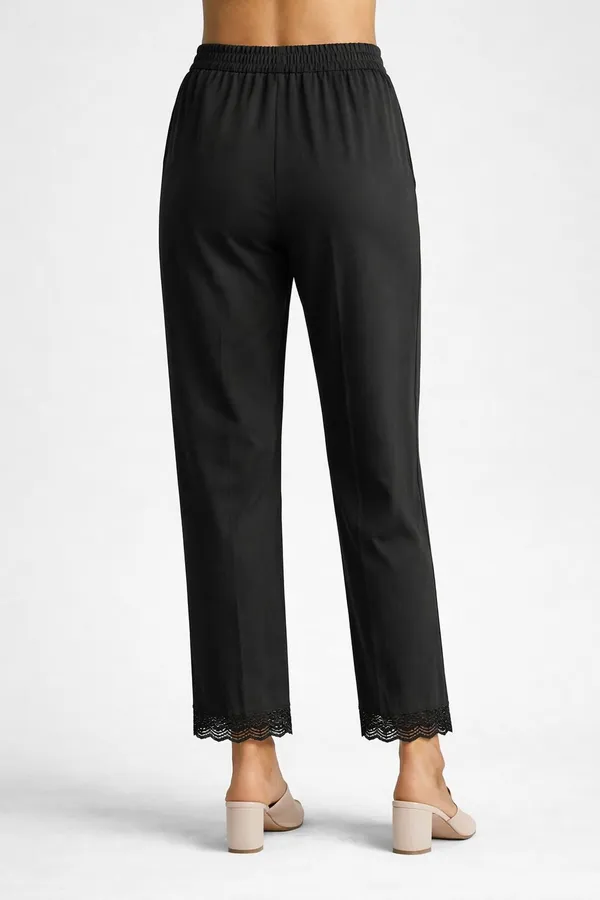 Black_Ankle_Length_Straight_Pants_With_Lace_Hem_Detail