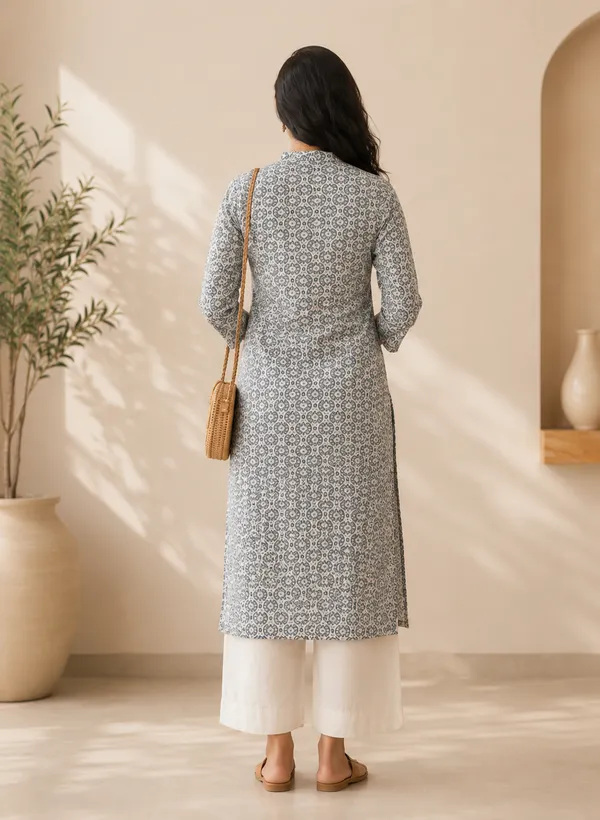 Grey_Ethnic_Printed_Kurta_For_Women