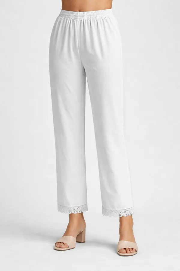 White_Cotton_Palazzo_Pants_With_Lace_Hem_Detail_For_Women