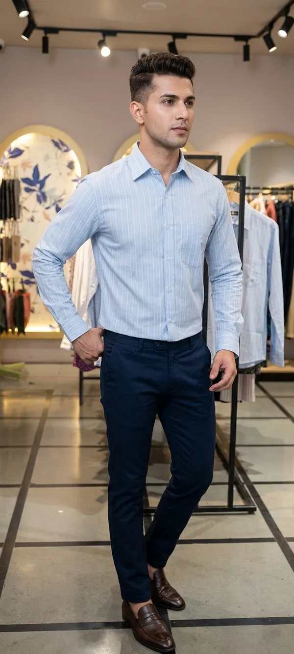 Blue_Casual_full-Sleeve_Shirt_For_Men_Ganymede_by_Dhaarni