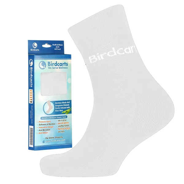 White_Diabetic_Socks_For_Pain_Care_(_1_Pair_)