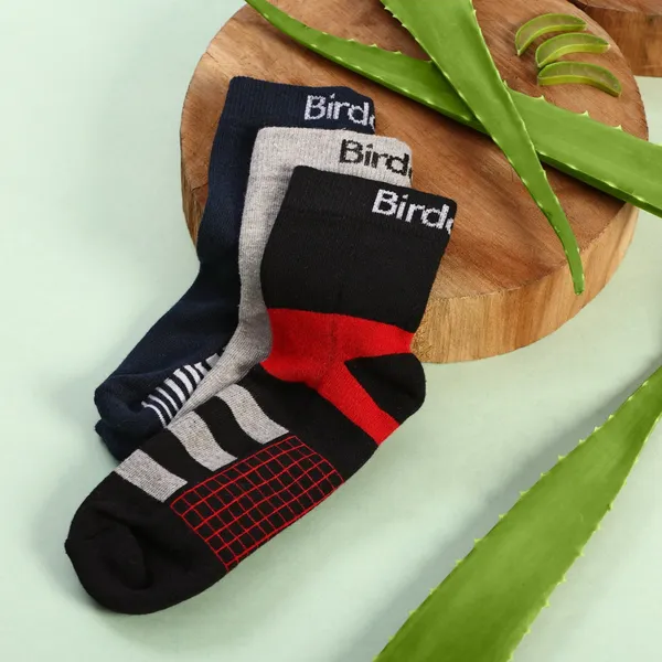 Multicolour_Coloured_Ankle_Sockss_For_Pain_Care_(_3_Pair_)