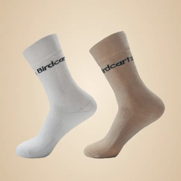 White_&_Beige_Diabetic_Socks_For_Pain_Care_(_2_Pair_)
