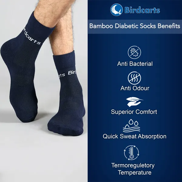 Multicolor_Diabetic_Socks_For_Pain_Care_(_4_Pair_)