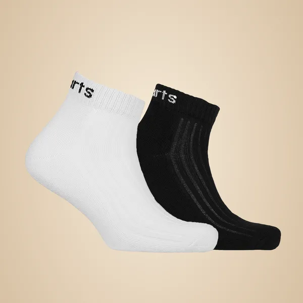 Black_&_White_Ribbed_Ankle_Sockss_For_Pain_Care_(_2_Pair_)