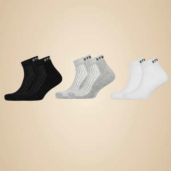 Black,_White_&_Grey_Ribbed_Ankle_Socks_For_Pain_Care_(_3_Pair_)