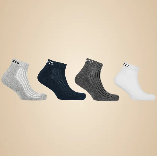 Multicolor_Ribbed_Ankle_Socks_For_Pain_Care_(_4_Pair_)