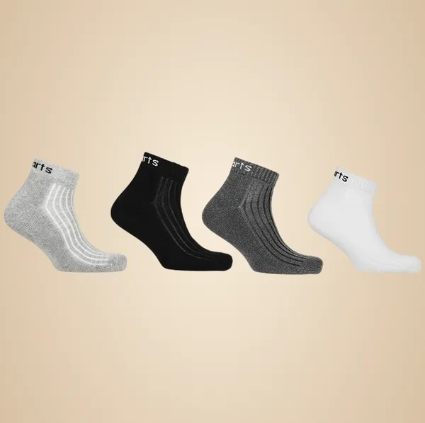 Multicolor_Ribbed_Ankle_Socks_For_Pain_Care_(_4_Pair_)