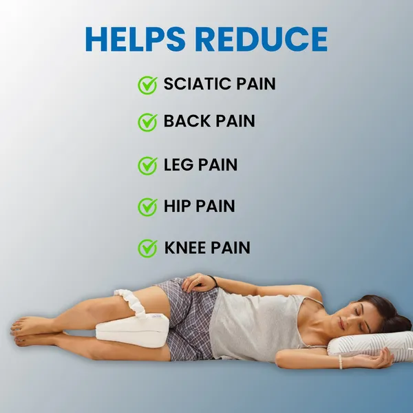 White_Orthopedic_Knee_Support_Pillow_Pain_Relief_Cushion