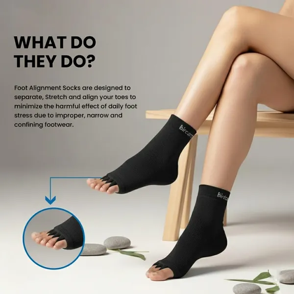 Black_Foot_Alignment_Socks_For_Pain_Care_(_1_Pair_)