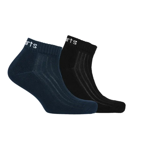 Black_&_Navy_Blue_Ribbed_Ankle_Sockss_For_Pain_Care_(_2_Pair_)