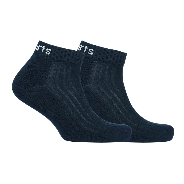 Black_&_Navy_Blue_Ribbed_Ankle_Sockss_For_Pain_Care_(_2_Pair_)