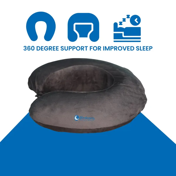Black_U-Shape_Neck_Support_Pillow_for_Pain_Relief