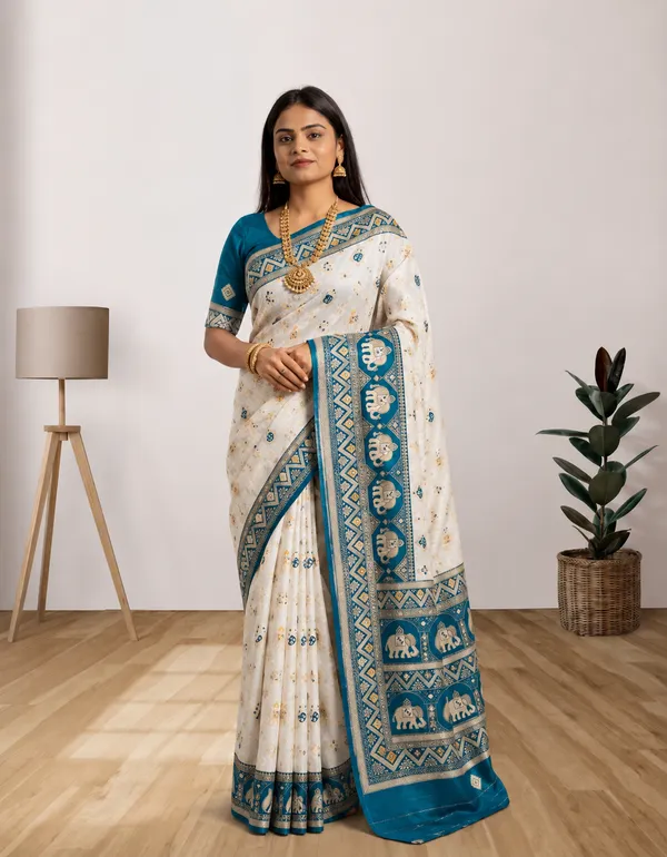 Women’s_Kanjivaram_Banarasi_Silk_Saree_with_Blouse_|_Designer_Traditional_Saree