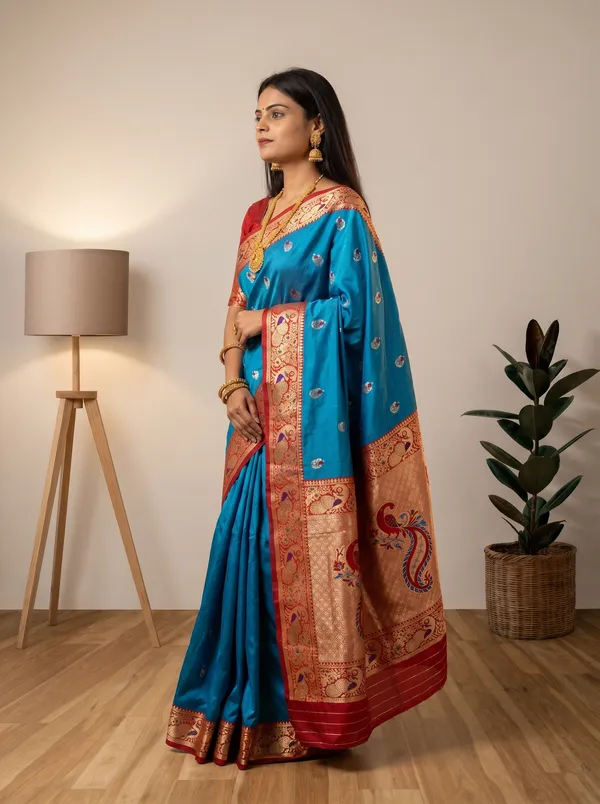 Women's_Kanjivaram_Banarasi_Silk_Saree_With_Blouse||Saree_For_Women||Designer_Saree||Traditional_Saree||Trending_Saree_With_Blouse