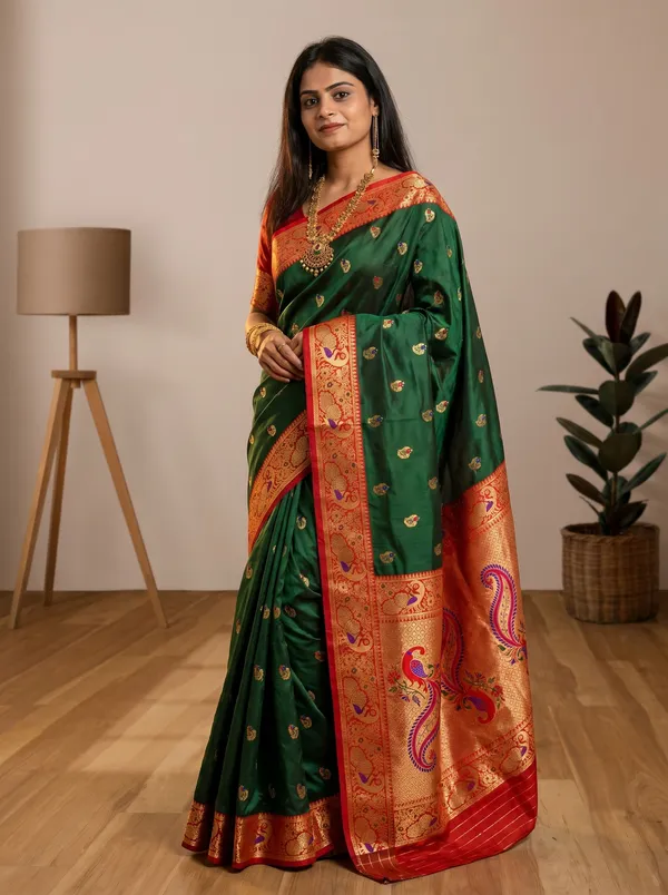 Women's_Kanjivaram_Banarasi_Silk_Saree_With_Blouse||Saree_For_Women||Designer_Saree||Traditional_Saree||Trending_Saree_With_Blouse