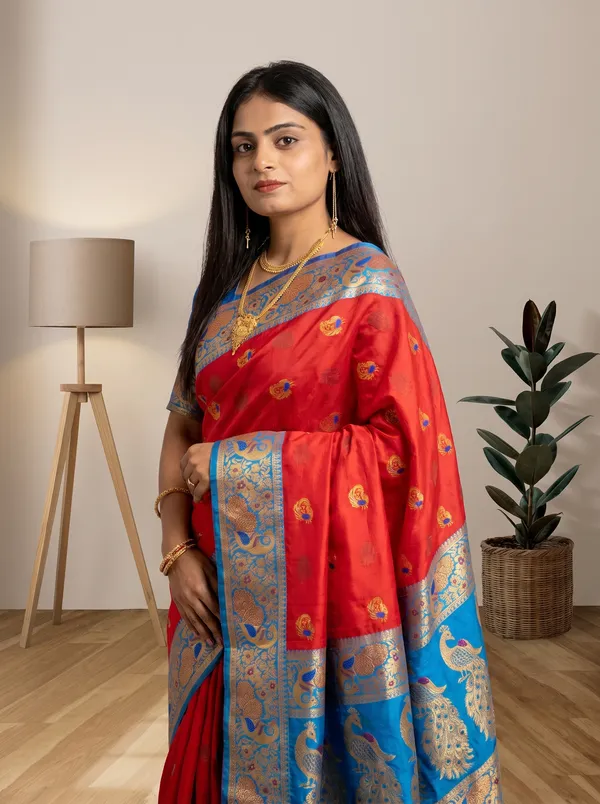 Women's_Kanjivaram_Banarasi_Silk_Saree_With_Blouse||Saree_For_Women||Designer_Saree||Traditional_Saree||Trending_Saree_With_Blouse