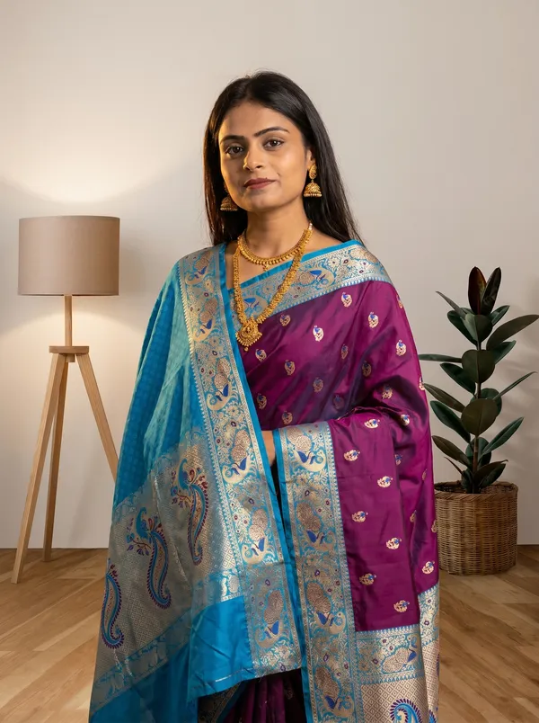 Women's_Kanjivaram_Banarasi_Silk_Saree_With_Blouse||Saree_For_Women||Designer_Saree||Traditional_Saree||Trending_Saree_With_Blouse