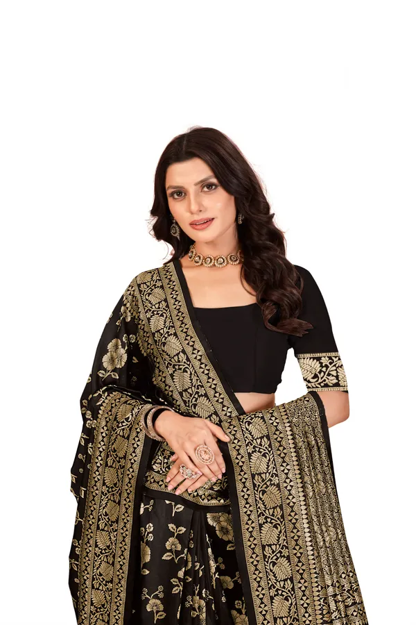 Women's_Kanjivaram_Banarasi_Silk_Saree_With_Blouse||Saree_For_Women||Designer_Saree||Traditional_Saree||Trending_Saree_With_Blouse||soft_silk_sarees||sari